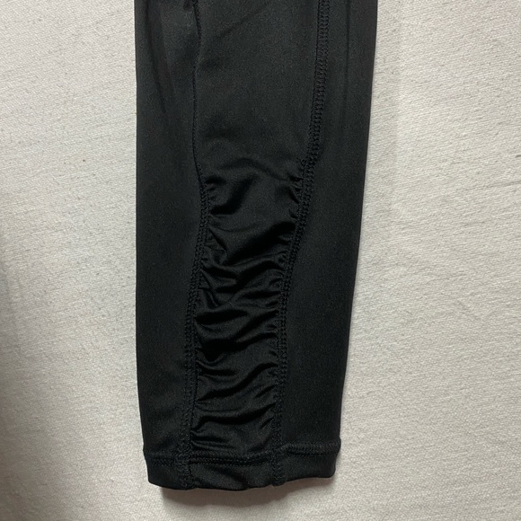 Puma Womens Ruched Fusion Pocket Tight Size Large Black - Picture 6 of 11